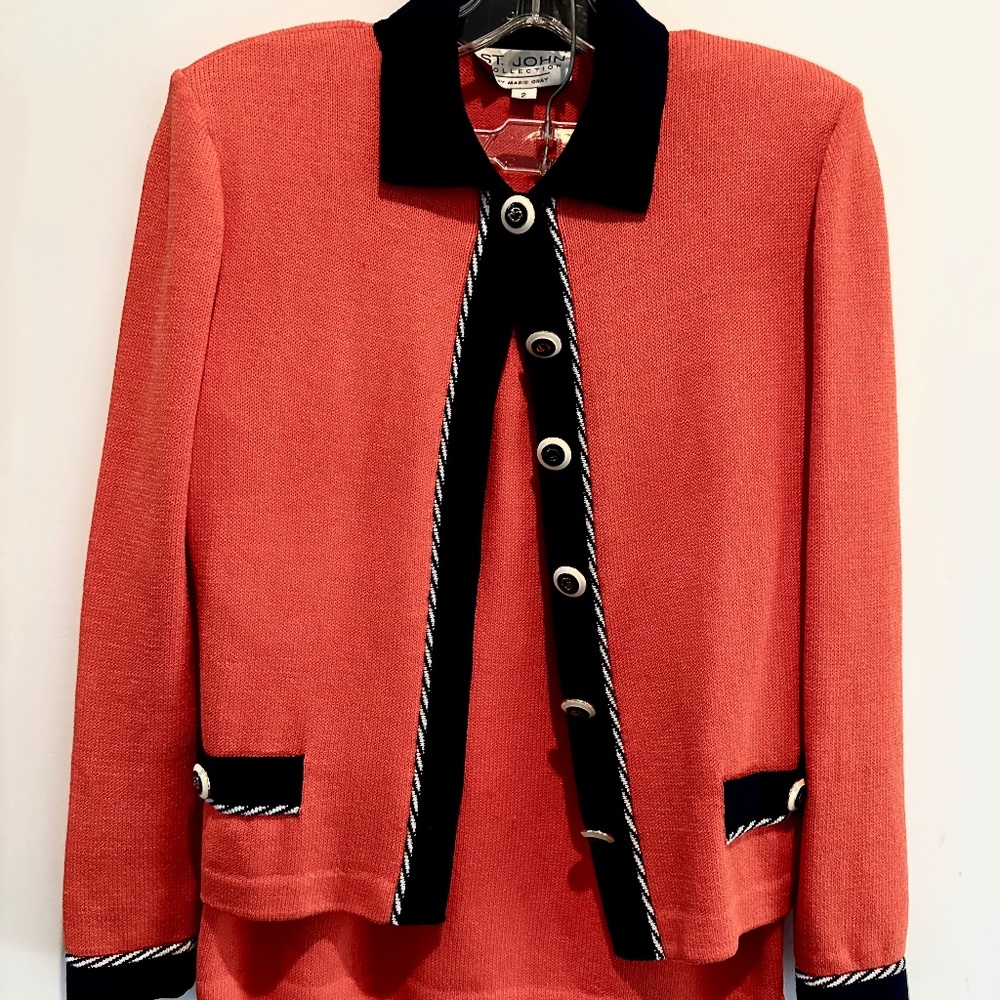 ST John Knit Cardigan with Skirt